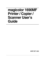 Konica Minolta magicolor 1690MF User manual