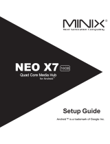 Minix NEO X7 Owner's manual