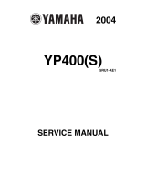 Yamaha 2004 YP400S User manual