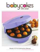 Babycakes CAKE POPS CPM-20 User manual
