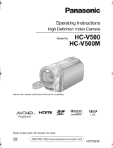 Panasonic HC-V500M Operating Instructions Manual