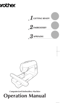 Brother Computerized Embroidery Machine Operating instructions