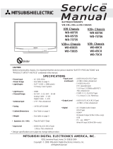 Mitsubishi Electric WD-60735 User manual