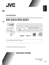 JVC KD-G351 Instructions Manual