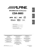 Alpine CDA-9883 Owner's manual