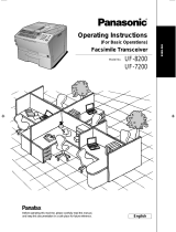 Panasonic UF-7200 User manual