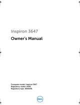 Dell Inspiron 3647 Owner's manual