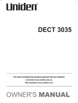 Uniden DECT 3035+3 Owner's manual