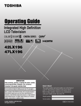 Toshiba 47LX196 Operating instructions