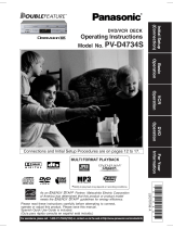 Panasonic PV-D4734 Operating Instructions Manual