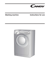 Candy washing machine Instructions For Use Manual