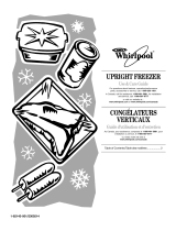 Whirlpool UPRIGHT FREEZER User manual