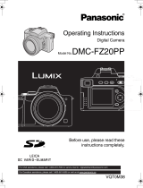 Panasonic DMC-FZ20K - Lumix Digital Camera Operating Instructions Manual