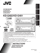 JVC KD-G402 Instructions Manual