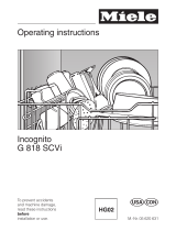 Miele Incognito G 818 SCVi User manual