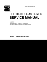 Kenmore ELITE 796.8051 User manual