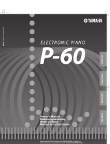 Yamaha P-60 Owner's manual