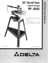 Delta P-20 User manual