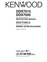Kenwood DDX7015 - Excelon - DVD Player User manual