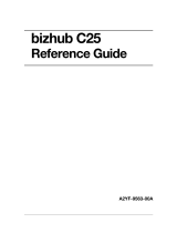 Konica Minolta bizhub C25 Reference guide