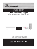 CyberHome DVR 1200 Operating instructions