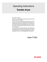 Asko T712C Operating Instructions Manual