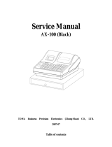 TOWA AX-100 User manual