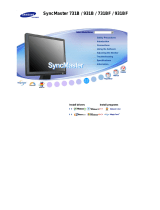 Samsung 931BF - SyncMaster - 19" LCD Monitor User manual