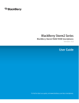 Blackberry STORM 9550 User manual