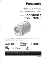 Panasonic HDC-SD10PP Operating Instructions Manual