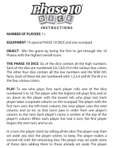 Fundex Games Phase 10 Dice User manual