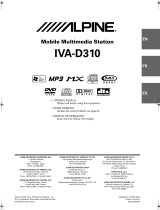 Alpine IVA-D310 Owner's manual