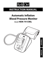 Omron ReliOn HEM-741CREL User manual