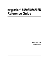 Konica Minolta Magicolor 5650EN Reference guide