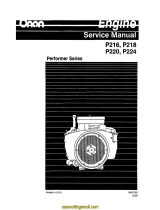 Onan Performer P224 User manual