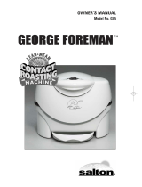 George Foreman GV5 Owner's manual