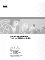 Cisco 7960 Series User manual