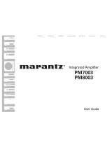 Marantz PM8003 User manual