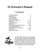 VEXILAR FL-8 Owner's manual