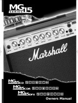Marshall Amplification MG15 Series Owner's manual