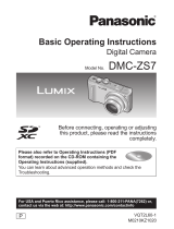 Panasonic DMC-ZS7A Basic Operating Instructions Manual