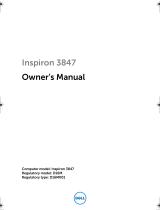 Dell Inspiron 3847 Owner's manual