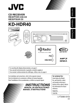 JVC KD-HDR40 Instructions Manual