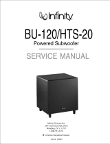 Infinity BU-120 User manual