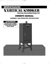 Brinkmann Charcoal/Wood Smoker Grill User manual