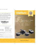 Villaware 5800 Directions For Use & Recipes