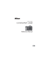 Nikon COOLPIX L840 Reference guide