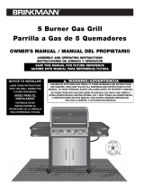 Brinkmann 5 Burner Gas Grill with Smoker Owner's manual