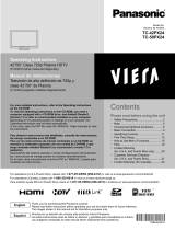 Panasonic Viera TC-42PX24 Operating Instructions Manual