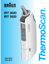 Braun THERMOSCAN IRT 3020 Owner's manual